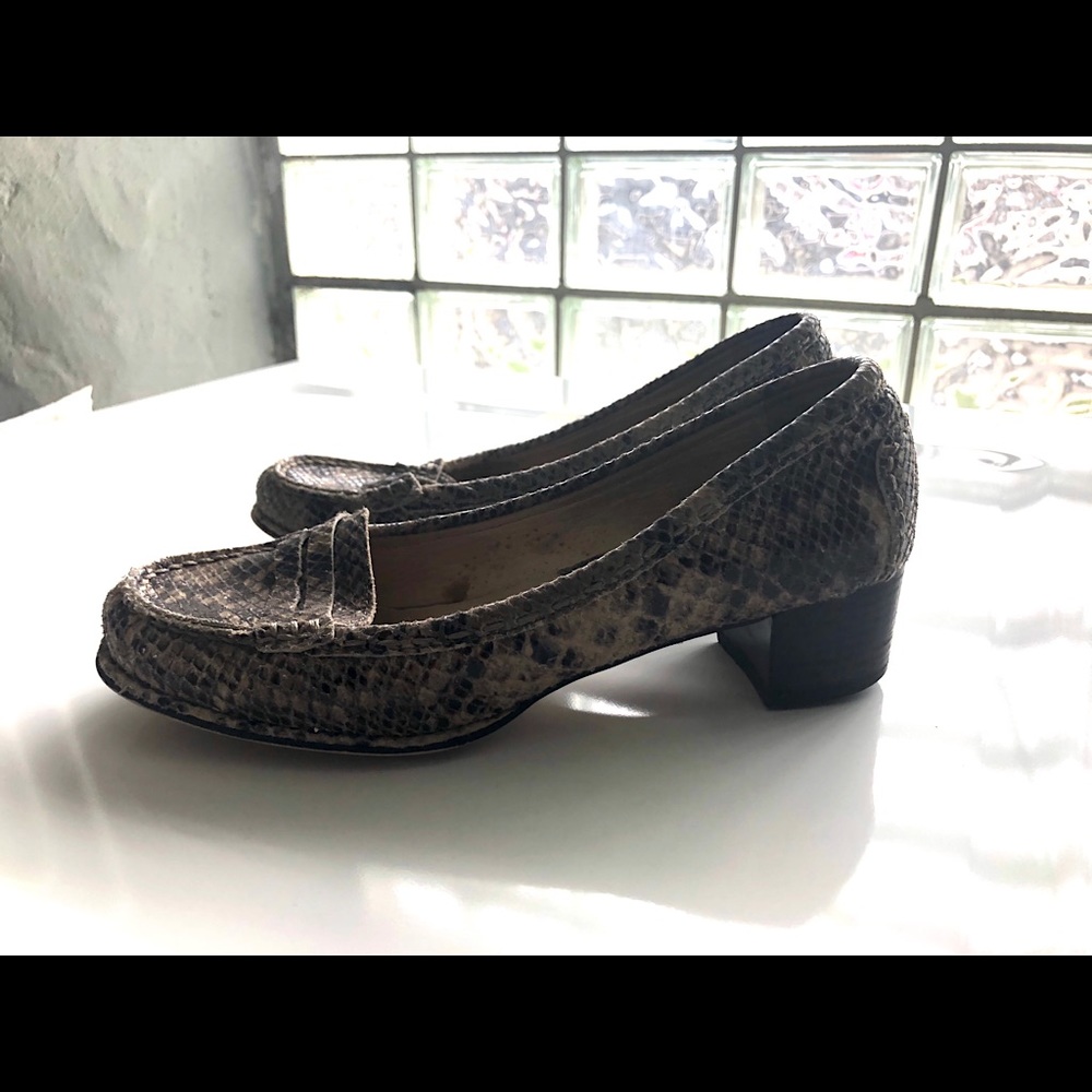 Michael Kors snake print  loafers